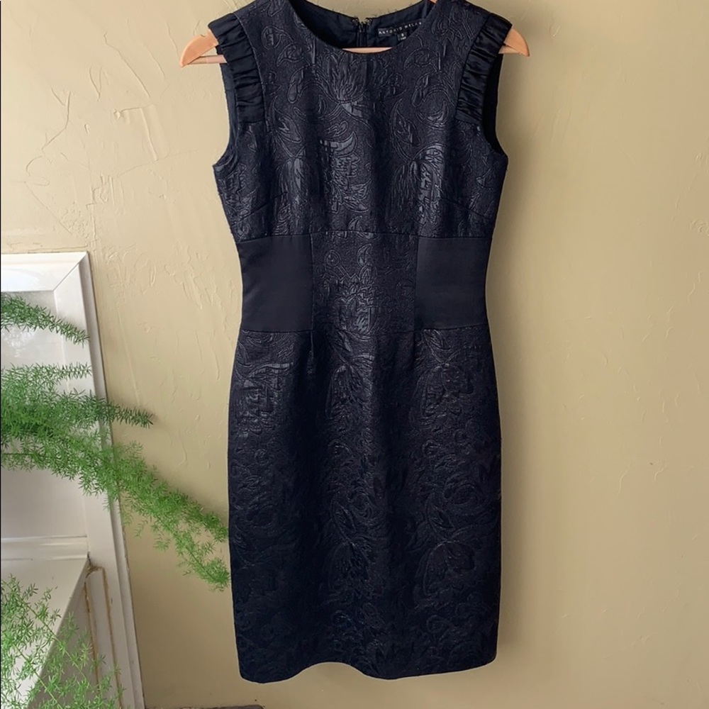 Antonio Melani black sheath dress